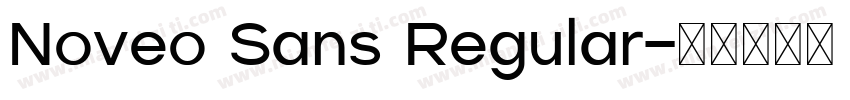 Noveo Sans Regular字体转换